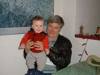 Ken and his grandson Harry.