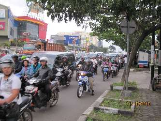 Bandung busy street