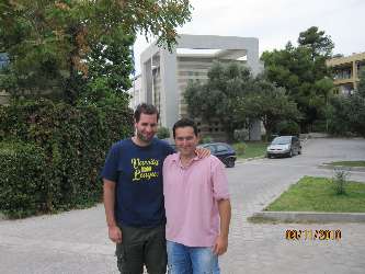Stelios and Kostas in Athens.