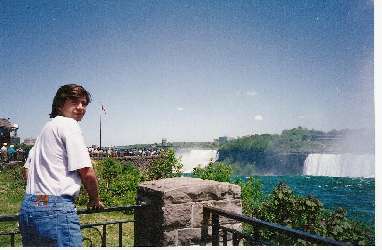 Volodya at the Niagara Falls